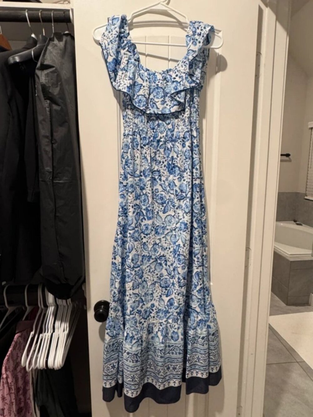 Floral Print Off the shoulder dress